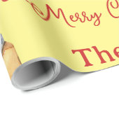 Gele cadeautjes voor de prettige kerstwinter cadeaupapier (Rol Hoek)