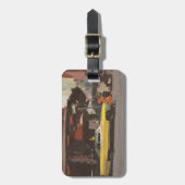 Gele Cadillac 2012 Bagagelabel (Voorkant verticaal)