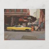 Gele Cadillac 2012 Briefkaart (Voorkant)