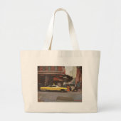Gele Cadillac 2012 Grote Tote Bag (Voorkant)