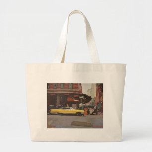 Gele Cadillac 2012 Grote Tote Bag