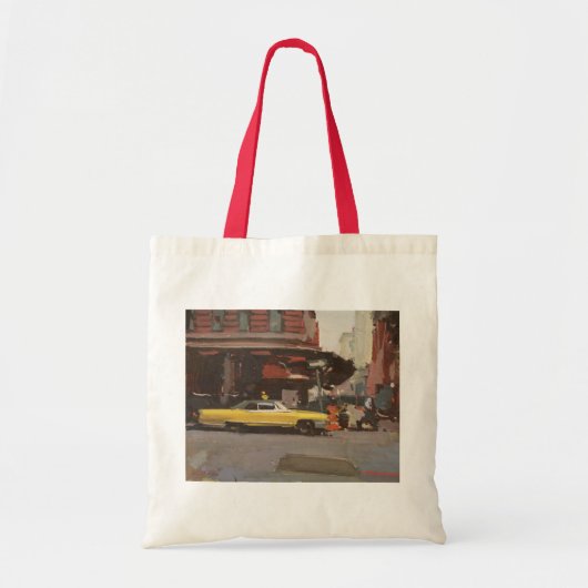 Gele Cadillac 2012 Tote Bag (Voorkant)