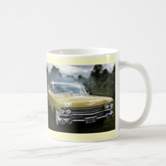 Gele Cadillac Koffiemok (Rechts)
