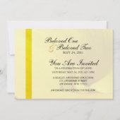 Gele Calla Lily Bloem Kaart (Voorkant)