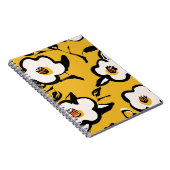 Gele Camellia, schetsmatig bloemig . Notitieboek (Rechterzijde)