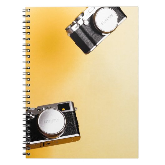 gele camera's notitieboek (Voorkant)