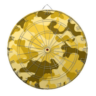 Gele Camo Dartboard Dartbord