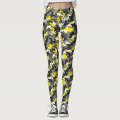 Gele Camo Leggings (Voorkant)