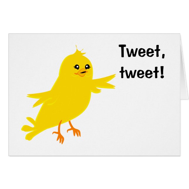 Gele Canarische (Voorkant Horizontaal)