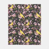 Gele Canarische Fleece Deken (Voorkant)