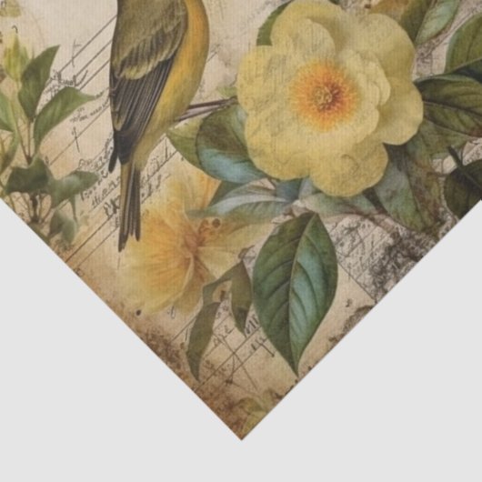 Gele Canarische Tissuepapier (Detail)