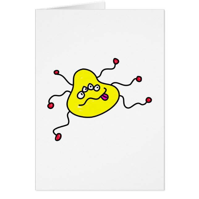 Gele Cartoon Germ (Voorkant)