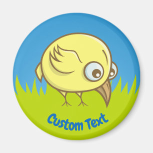 Gele cartoon magnet