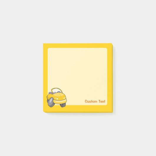 Gele Cartoon Post-it® Notes (Voorkant)