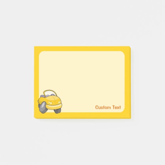 Gele Cartoon Post-it® Notes (Voorkant)