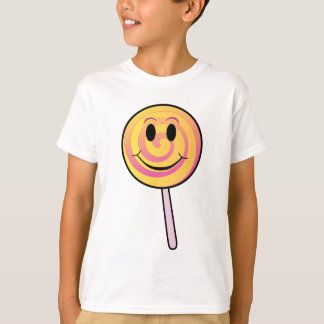 Gele Cartoon voor het lachen van de luis T-shirt