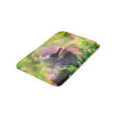 Gele cedar Waxing Fledgling Bird Badmat (Gekanteld)