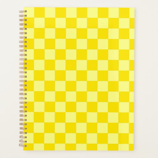 Gele Check Planner (Voorkant)