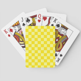 Gele Check Pokerkaarten