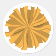 Gele Cheerleader Pom Pom