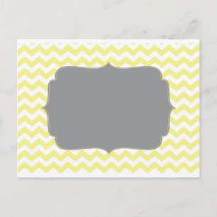 gele Cheveron Briefkaart