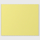 Gele Chevron Cadeaupapier (Vlak)