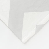 Gele Chevron Elephant, gepersonaliseerd Fleece Deken (Hoek)