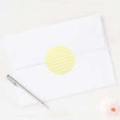 Gele Chevron Stickers (Envelop)