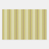 Gele Chevron Strepen Inpakpapier Vel (Voorkant 2)