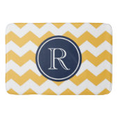 Gele Chevrons Badmat (Voorkant)