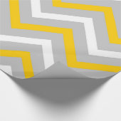 Gele Chevrons Cadeaupapier (Hoek)