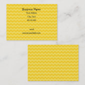 Gele chevrons visitekaartje (Voorkant / Achterkant)