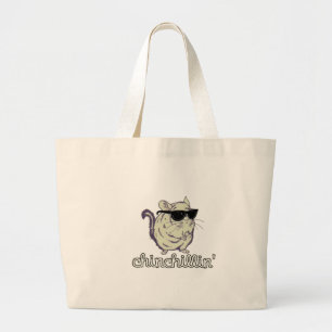 Gele Chinchilline Chinchilla Grote Tote Bag