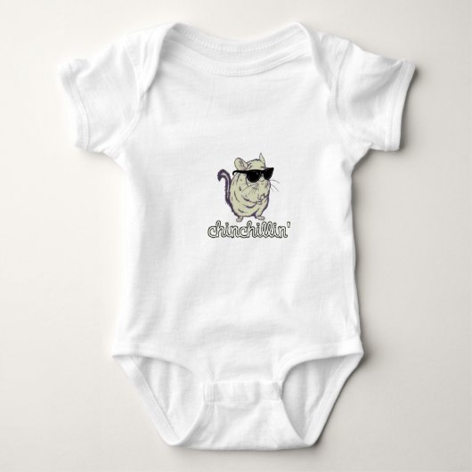 Gele Chinchilline Chinchilla Romper (Voorkant)
