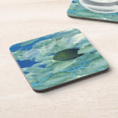 Gele chirurg met gele goudvis drankjes onderzetter (Linkerzijde)