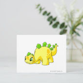 Gele Chomby Briefkaart (Staand voorkant)