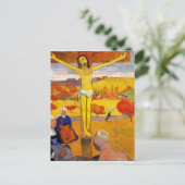 Gele Christus door Paul Gauguin Briefkaart (Staand voorkant)