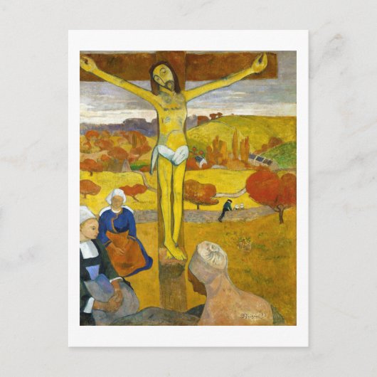 Gele Christus, Gauguin Briefkaart (Voorkant)