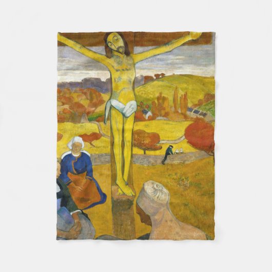 Gele Christus, Gauguin Fleece Deken (Voorkant)