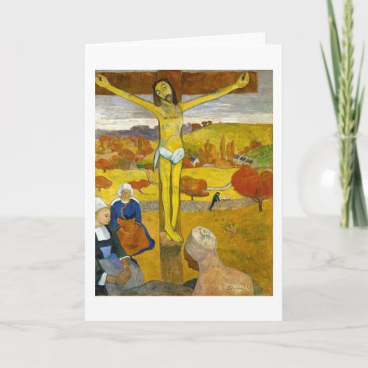 Gele Christus, Gauguin Kaart (Voorkant)