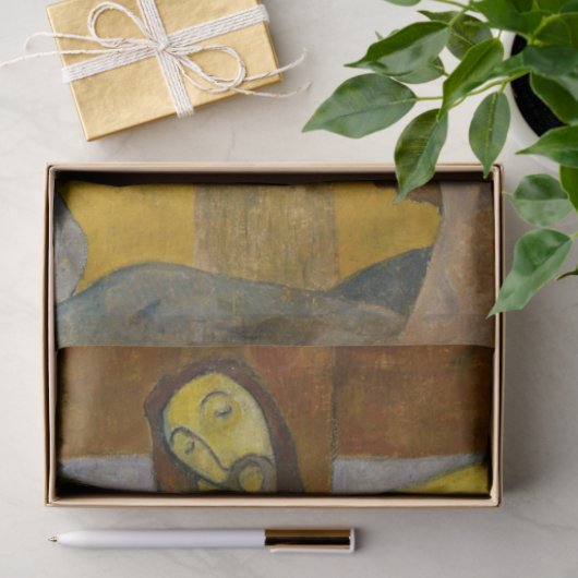 Gele Christus, Gauguin Tissuepapier (Geschenk)