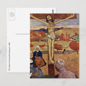 Gele Christus van Paul Gauguin,  Kunst Briefkaart (Voorkant / Achterkant)