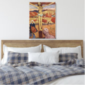 Gele Christus van Paul Gauguin, Kunst Canvas Afdruk (Insitu (Slaapkamer))