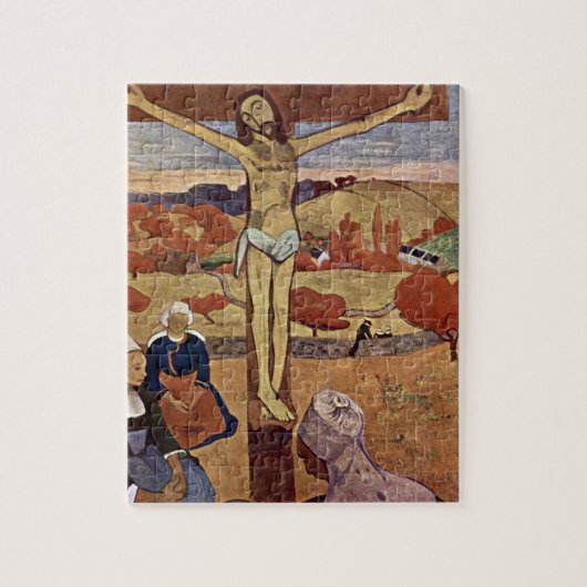 Gele Christus van Paul Gauguin,  Kunst Legpuzzel (Verticaal)