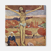 Gele Christus van Paul Gauguin,  Kunst Magneet (Voorkant)