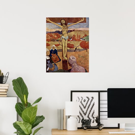 Gele Christus van Paul Gauguin,  Kunst Poster (Thuiskantoor)