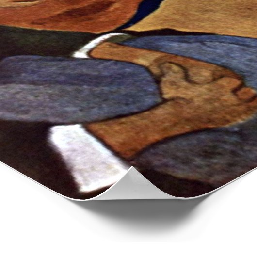 Gele Christus van Paul Gauguin,  Kunst Poster (Hoek)