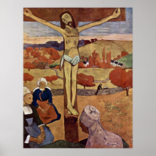 Gele Christus van Paul Gauguin,  Kunst Poster