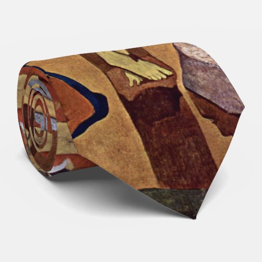 Gele Christus van Paul Gauguin, Kunst Stropdas (Opgerold)