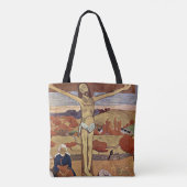 Gele Christus van Paul Gauguin Tote Bag (Achterkant)